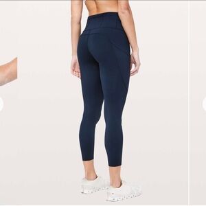 Lululemon Fast & Free 7/8 Tight II *Non-Reflective Nulux 25"